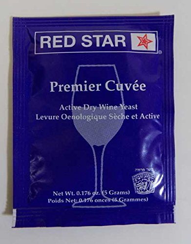 Red Star Premier Cuvee Wine Yeast, 5g – 5-Pack