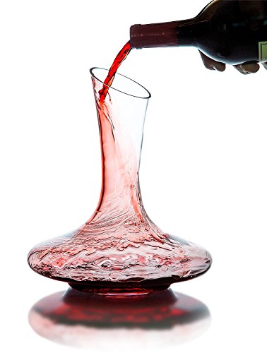 Le Chateau Wine Decanter – 100% Hand Blown Lead-free Crystal Glass, Red Wine Carafe, Wine Gift, Wine Accessories